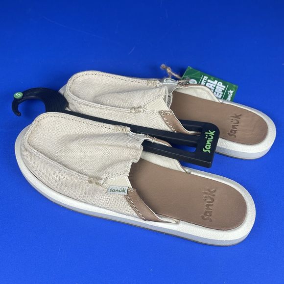 Sanuk You Got My Back Hemp Natural 100% Authentic Brand New Women’s 5 - Picture 7 of 8